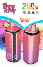 Bang King 250K | 4-in-1 quad flavor, 250000 puffs, long-lasting, bulk disposable vape