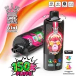 cash on delivery Bang Legend 150K Disposable Vape | 3 Oil Chambers Smart Screen | 12 Premium Flavors