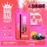 cash on delivery Bang Blaze 40K Dual Flavor Disposable Vape | 40,000 Puffs | 40mL E-liquid | Dual Mesh Coil | Type-C Rechargeable