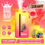 cash on delivery Bang Blaze 40K Dual Flavor Disposable Vape | 40,000 Puffs | 40mL E-liquid | Dual Mesh Coil | Type-C Rechargeable