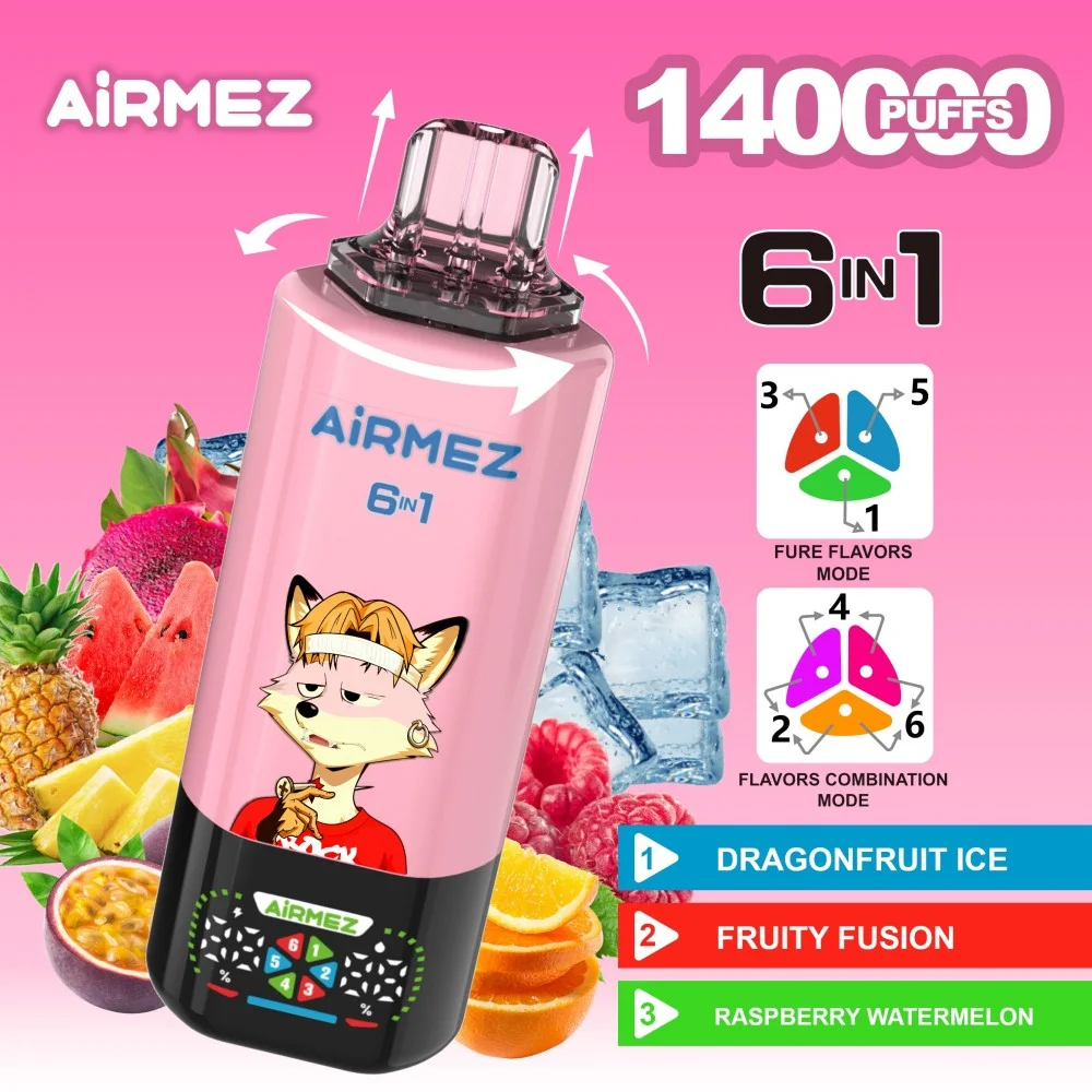 cash on delivery AiRMEZ Fox 6-in-1 140000 140K Puffs Disposable