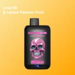 cash on delivery Bang King Twins 50K Disposable Vape – Dual Flavor System | 50,000 Puffs | Skull design | Rock and roll | Dark black gothic style