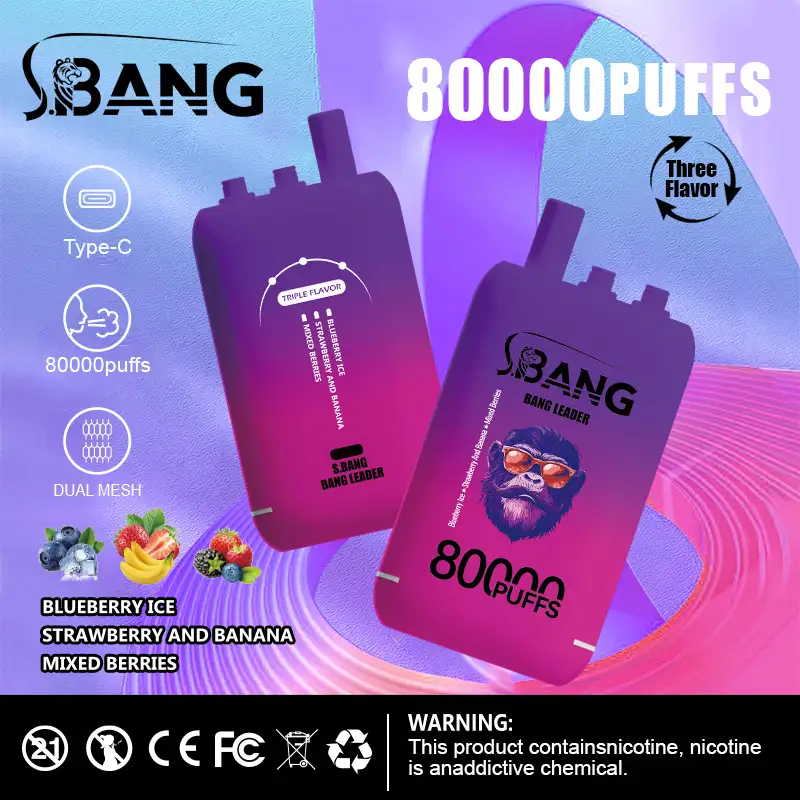 cash on delivery Bang Leader 80k Puffs – Triple Flavors, Massive Clouds, Endless Enjoyment